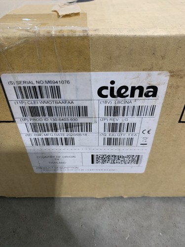 Ciena 130-6403-930 Module Assy G709 XCVR w SR-1 Client Interface NEW *READ* - Picture 12 of 13