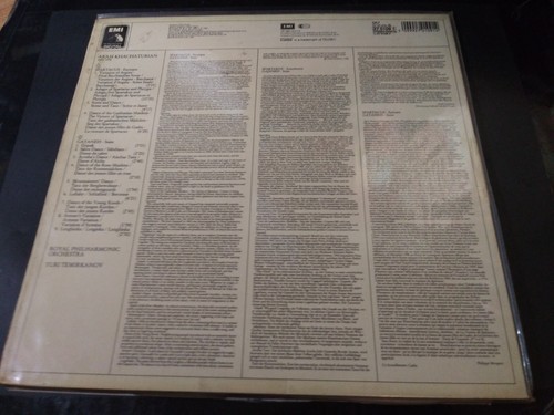 Yuri Temirkanov - KHACHATURIAN Suites VG+ Audiophile Germany RCA Record 1986 - Imagen 2 de 4