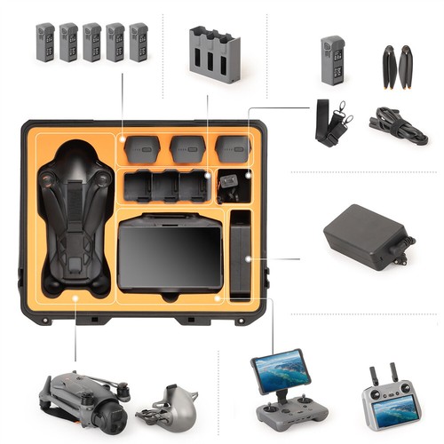 Hard Travel Case Large Capacity Shock-proof Accessories for DJI Mavic 4 Pro - Picture 2 of 17