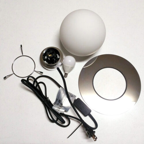 Ikea SIMRISHAMN Table/Wall Lamp chrome plated/opal glass 6 " 404.378.01 OPEN BOX - Picture 18 of 24