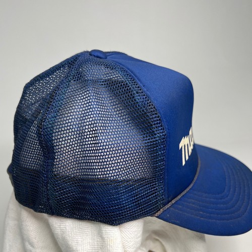 Vintage Makita Power Tools Hat Logo SnapBack Baseball Trucker Cap Mesh Foam - Picture 4 of 5