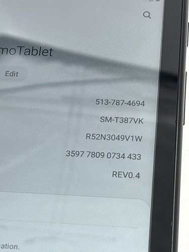 Samsung Galaxy Tab A T387V 32 GB Verizon Buen Estado Comprobar IMEI - Imagen 5 de 9