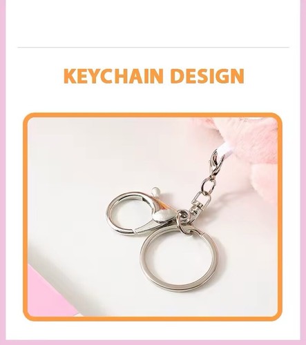 Sanrio Keychain Accessories Kuromi Keyring Doll Cinnamoroll Plushies Toy - Bild 4 von 15