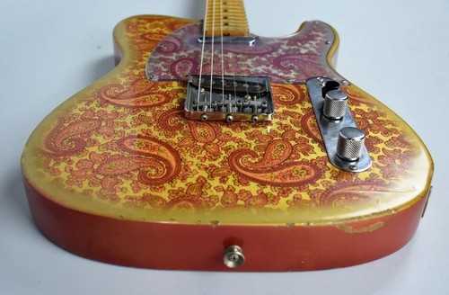 Custom Masterbuilt Wilson 1969Relic Gold Burst Pink Paisley Chitarra Elettrica - Imagen 5 de 7