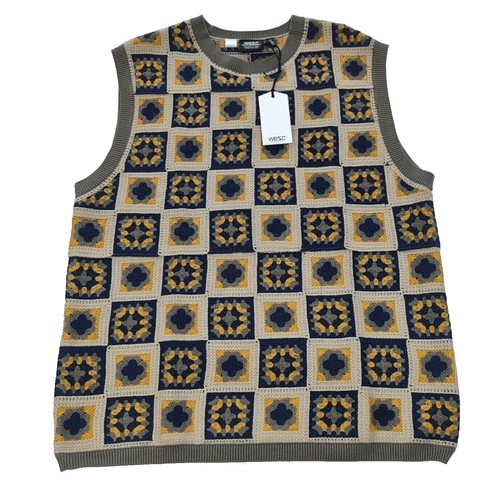 Supreme 24FW Week 10 Chenille Sweater Vest Acrylic Sweater