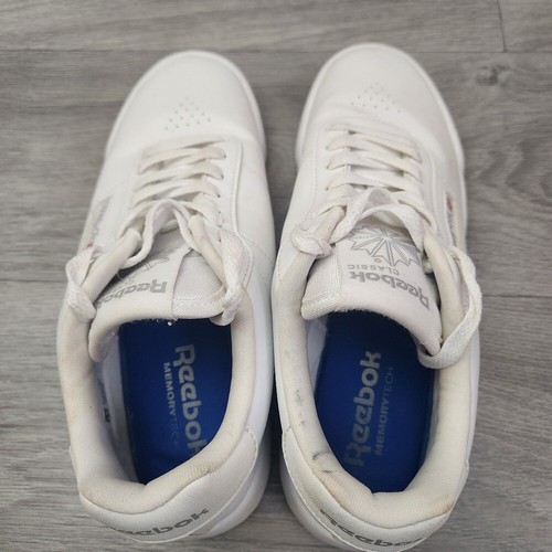 Reebok weiße Schuhe Größe 7,5 Prinzessin klassisch leicht bequem Schnürschuhe Wandern - Bild 6 von 12