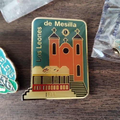 Prendedores del Club de Leones: 17 prendedores grandes vintage de Nuevo México raros Washington Kentucky - Imagen 8 de 24
