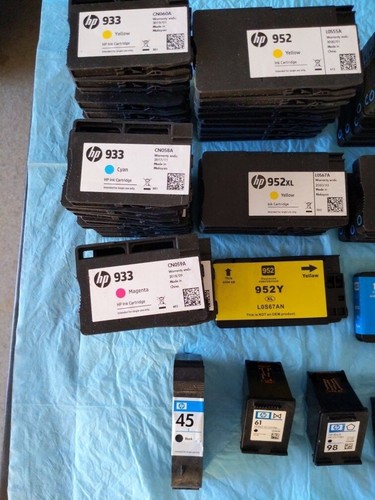 LOT 80+ HP 952,932,933,61,98 + 4 wkłady Epson NIGDY PONOWNIE NAPEŁNIANE - Zdjęcie 2 z 4