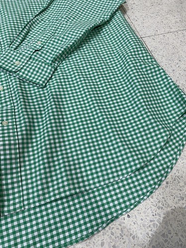 NWT POLO RALPH LAUREN MENS TARTAN GREEN CASUAL BUTTON UP DRESS SHIRT Sz 4XLT - Picture 2 of 4