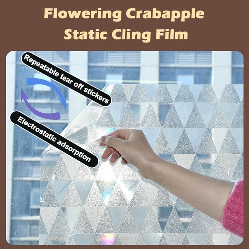 Laser Static Cling Stained Glass Sticker fro Home Window,Window Privacy Film - Picture 6 of 10