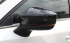 Carbon Fiber Rearview Mirror Side Lid Cover Trim For 2016-2023 Mazda CX-9 2pcs