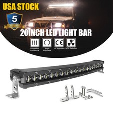 Ultra-thin Curved 20inch 580w Led Light Bar Spot Flood Driving Truck Offroad Suv