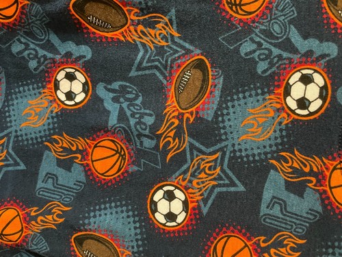 Circo Youth Teen Boys Kids 2 piece PJ pajama set Pants Blue Sports 14 Used - Picture 4 of 12