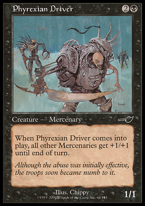 Magic the Gathering MTG Phyrexian Driver (64) Nemesis   LP