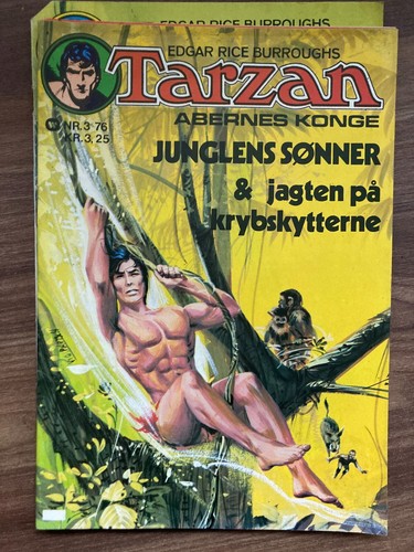 Bundle of 8 Danish Tarzan Comic Books from the 1970s - Used Condition ! - Picture 7 of 13