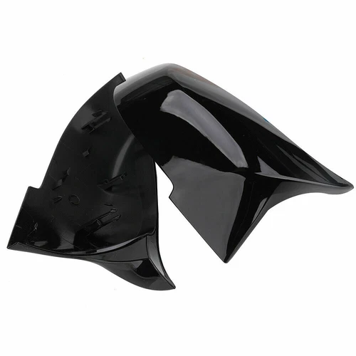 2X Glanz Schwarz Spiegelkappen Gehäuse Für BMW F20 F21 F22 F30 F31 F32 F33 F36 - Bild 4 von 8