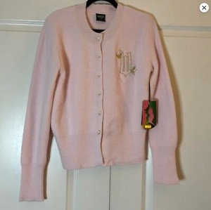 Pink Target x Wicked Paul Tazewell Women Cardigan Pearl Buttons Glinda Med