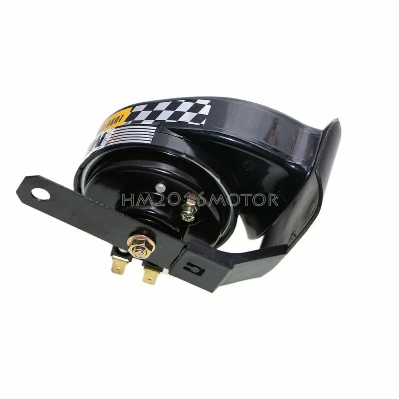 Black Motorcycle Loud Horn For Harley Davidson Street Glide FLHX FLH Touring USA - Image 3 of 4