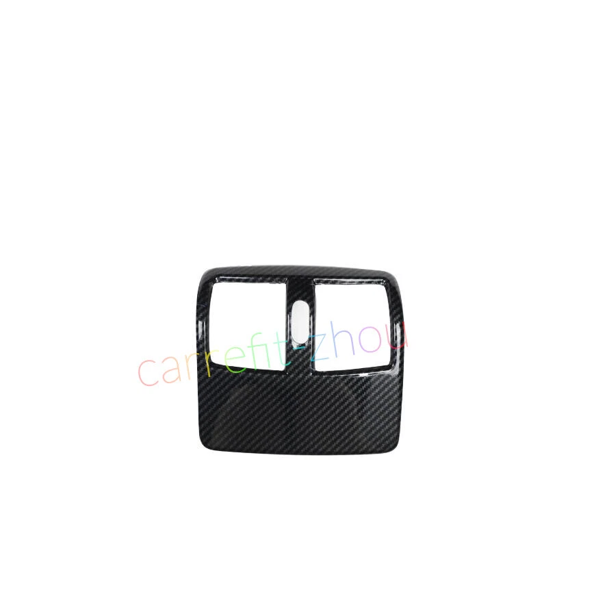 For Mercedes Benz CLS Class 2012-2015 Carbon Fiber Style Rear Vent Cover Trim - Image 4 of 4