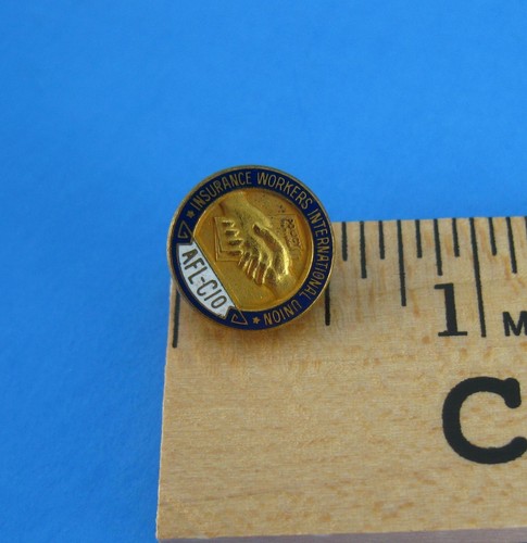 AFL-CIO Insurance Workers International Union Bastian Bros Pin Rochester NY Vtg - Picture 10 of 10