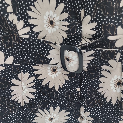 Womens Kim Rogers Suit Floral Jacket Top Black Beige Size 8 - Picture 2 of 11