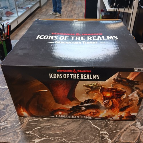 D&D Icons of the Realms Gargantuan Tiamat Painted Wizkids NOB - Picture 10 of 11