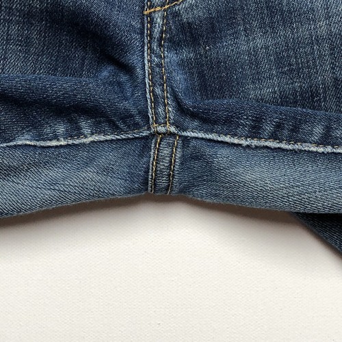 Fossil Flare Jeans Women's 28 Blue Medium Wash Five Pockets Zipper Fly Stretch - Picture 10 of 10