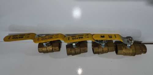4 Solid Brass Ball Valve 3/4" MATCO 600 PSI WOG 150SWP Threaded - Picture 4 of 5