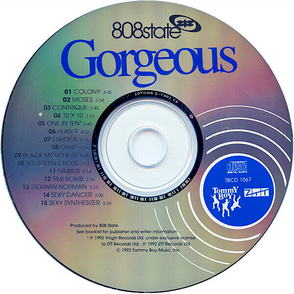 808 State Gorgeous & One 2枚組レコードアナログ盤