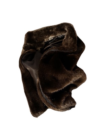 Cejon Brown Faux Fur Full Zip Vest Women's Size Large EUC! - Picture 4 of 9