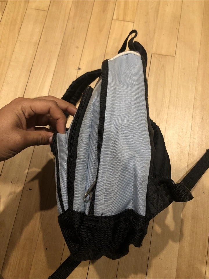 Mini mochila vintage Mary Kate y Ashley azul bebé negra Foto 4 de 4