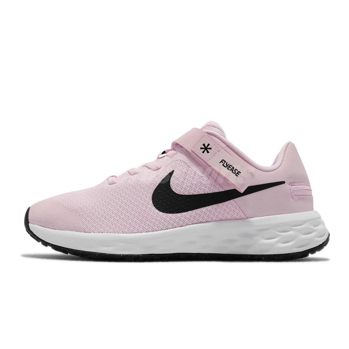 Nike Revolution 6 Flyease NN GS rose noir blanc junior enfants