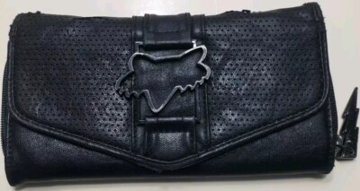 Ladies Fox Racing Black And White Striped Wallet | eBay