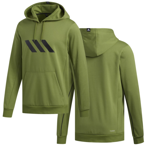 adidas Men's SPT Basketball Sweatshirt, Tech Olive, Size Small NWT