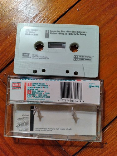 The Best Of Eddie Cochran (Cassette) 1987 - Picture 2 of 3
