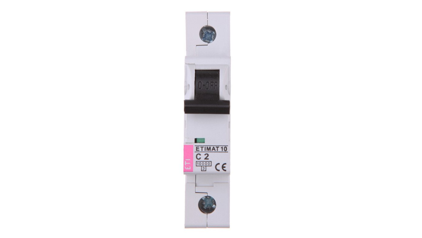 Miniature circuit breaker 1P C 2A 10kA AC ETIMAT10 002131708 /T2UK