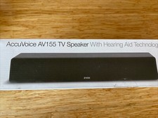 Zvox Accuvoice Av155 Sound Bar Tv Speaker Hearing Aid Technology. New Sealed