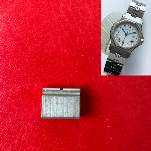 Genuine Cartier Santos Galbee Godron Bracelet Vintage Link 10 mm - Picture 4 of 7