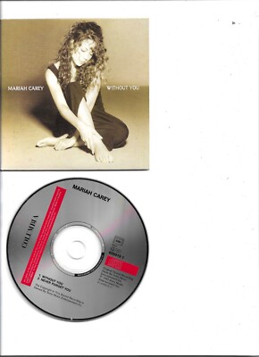 MARIAH CAREY RARE FRENCH CDS IN CARD PS WITHOUT YOU