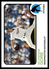 2022 Topps Heritage High Number MacKenzie Gore Rookie Washington Nationals #565