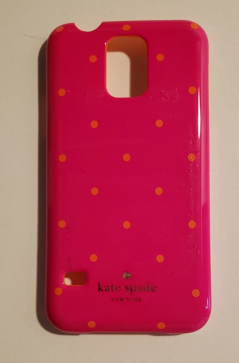 Kate Spade Hard Shell Phone Case (Hot Pink/Neon Orange) fits
