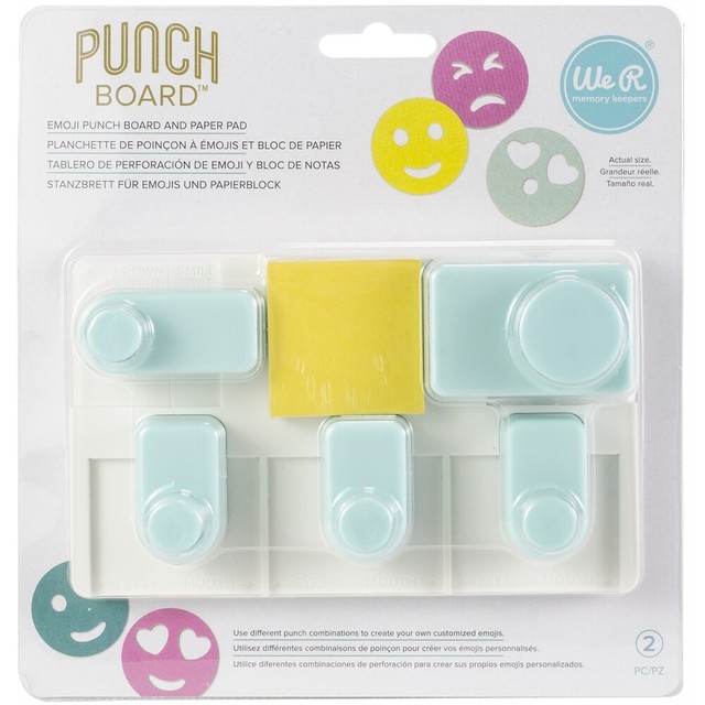 We R Memory Keepers Emoji Punch Board We R Memory Keepers Emoji Punch Board