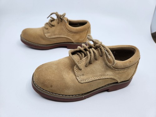 Dexter Wildleder Leder Oxford Schuh hellbraun Junge Jugend Größe 11,5 Buck Freizeit Kirche - Bild 1 von 15