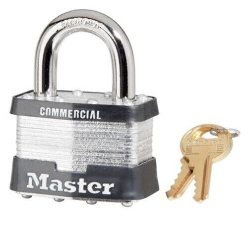 Master Lock 5KA-A2478 2" Laminated Keyed Alike Laminated Padlock - Picture 1 of 4