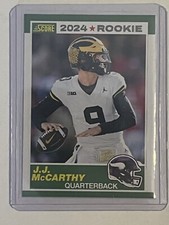 J.J. McCarthy 2024 Score - 35th Anniversary #8 (RC) Minnesota Vikings 
