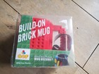 NEW Build On Blocks Brick Mug Red With Bricks
