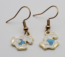 Easter Bunny fishhook earrings