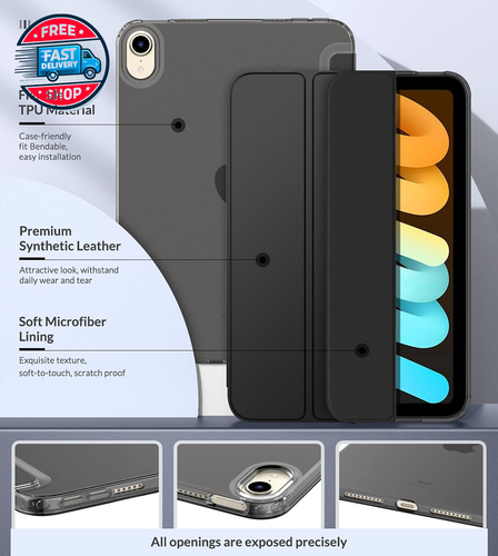 Case Fit New Ipad Mini 6 2021 (6Th Generation 8.3 Inch), Soft TPU Transluc - Picture 6 of 11