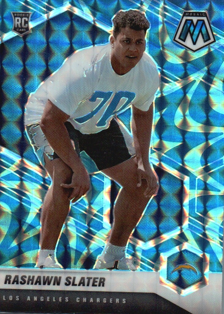Rashawn Slater Panini Mosaic #371 Reactive Blue