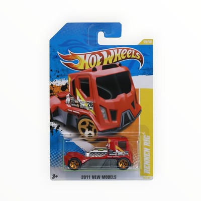 Hot Wheels Rennen Rig 19/244 - Red - 2011 Mainline A